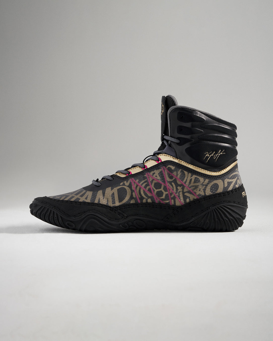 KS Infinity Edge Youth Wrestling Shoes Black RUDIS