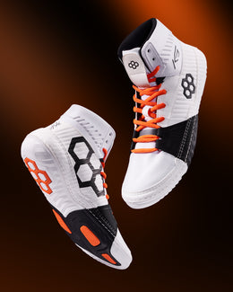 RUDIS KS Power Adult Wrestling Shoes - Imperial White | RUDIS