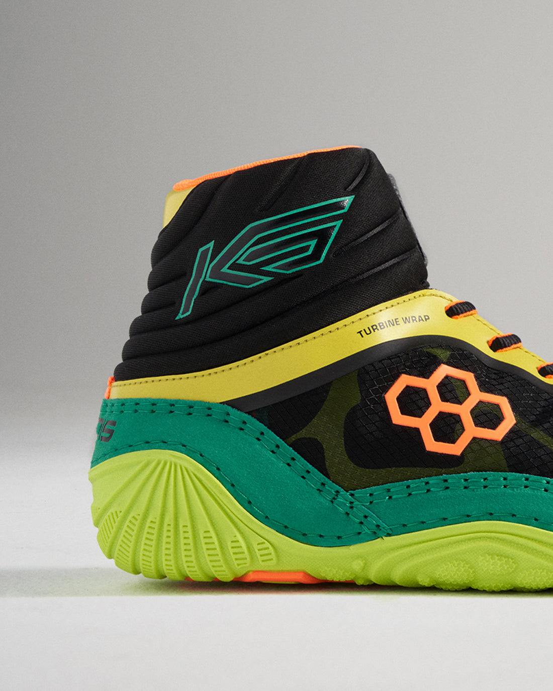 KS Turbine Adult Wrestling Shoes Poison Green RUDIS