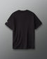 Black t-shirt on a gray background