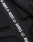 Black protective gear with 'RUDIS' branding on a black background