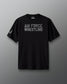 Black t-shirt with 'Air Force Wrestling' text on a gray background