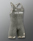 Wrestling singlet with U.S. Army logo on a gray background