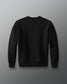 Black sweatshirt on a light gray background