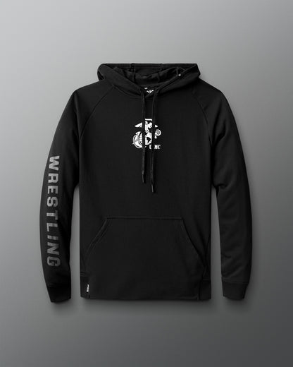 USMC Wrestling Emblem Elite Terry Hoodie