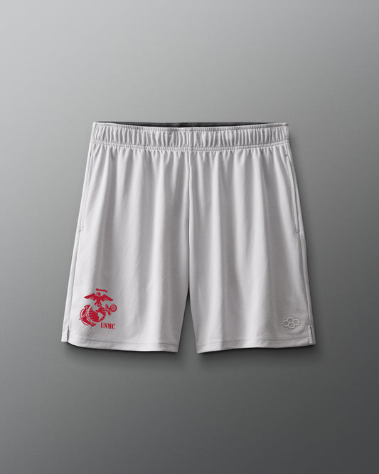 USMC Wrestling Emblem 8" 2.0 Mesh Shorts