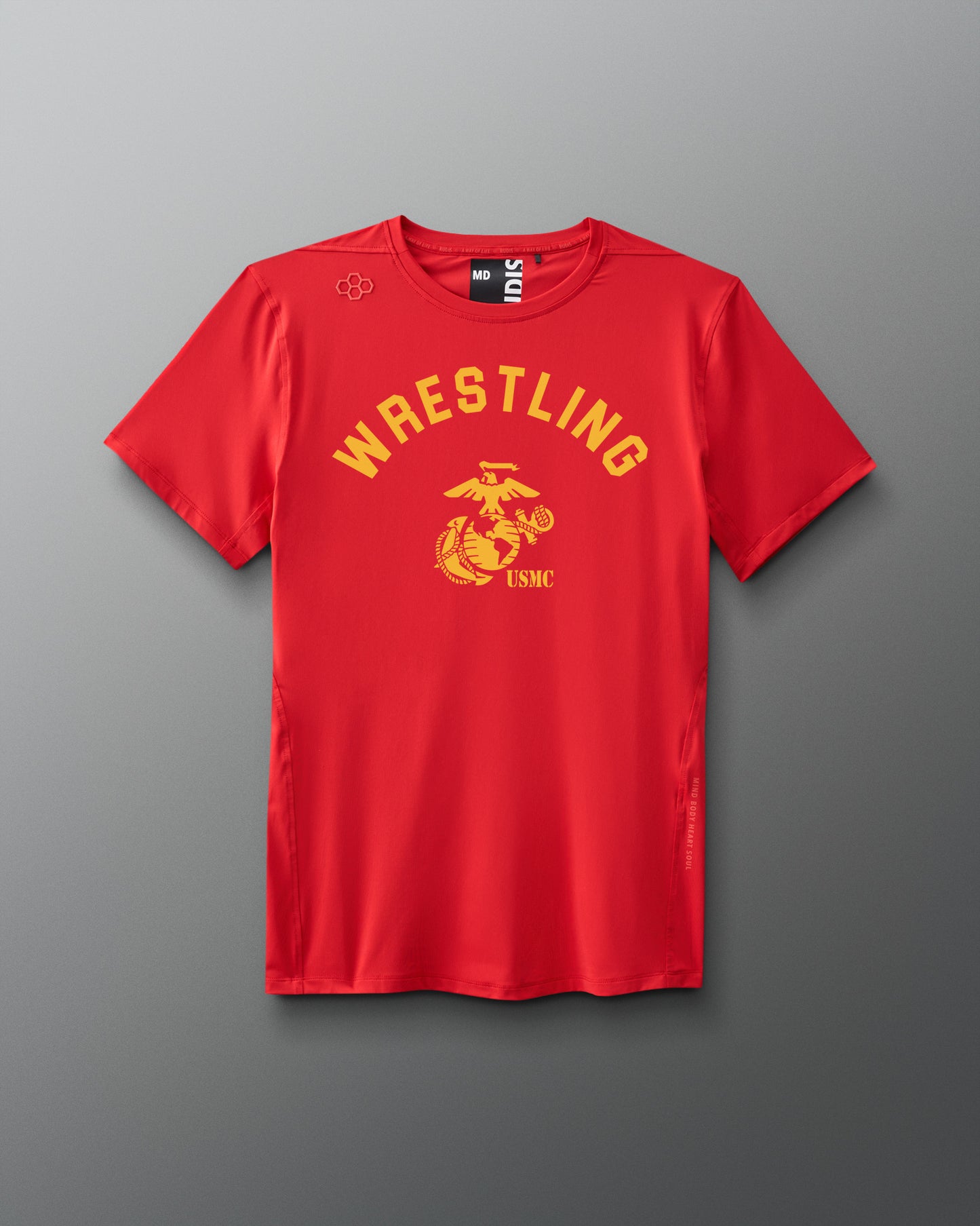T-shirt de performance avec emblème de lutte USMC