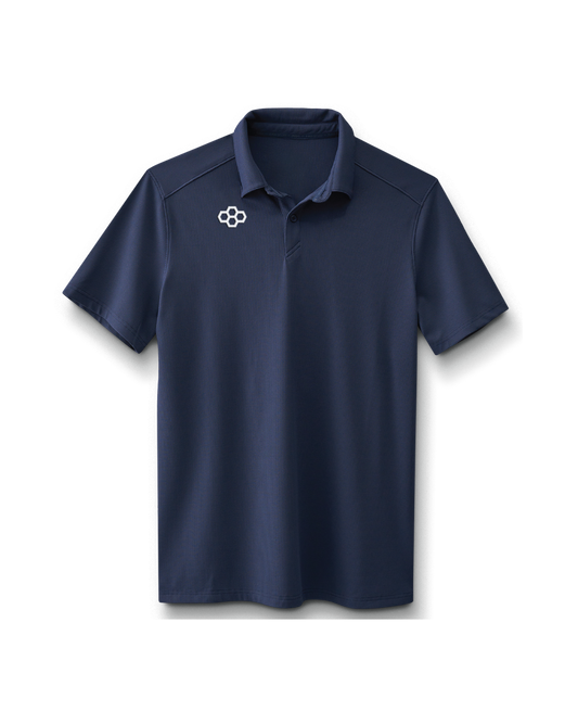 RUDIS Women's Go-To Hex Polo - Navy