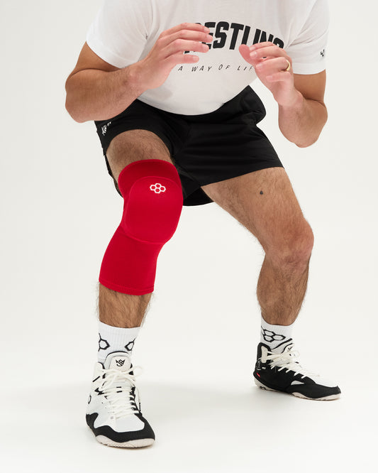 RUDIS Cushion Wrestling Knee Pad - Red
