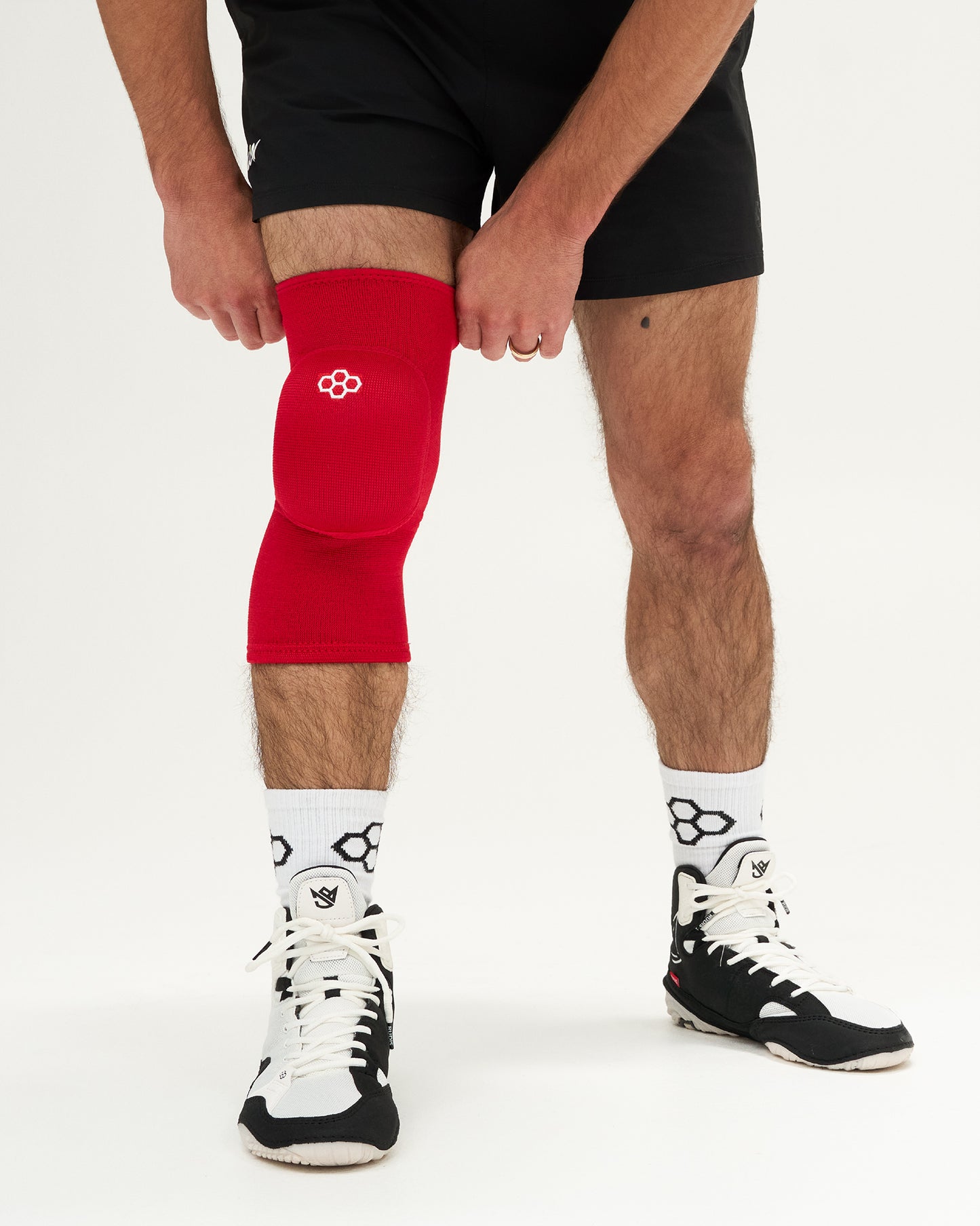 RUDIS Cushion Wrestling Knee Pad - Red