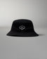 RUDIS Essential Hex Bucket Hat - Black