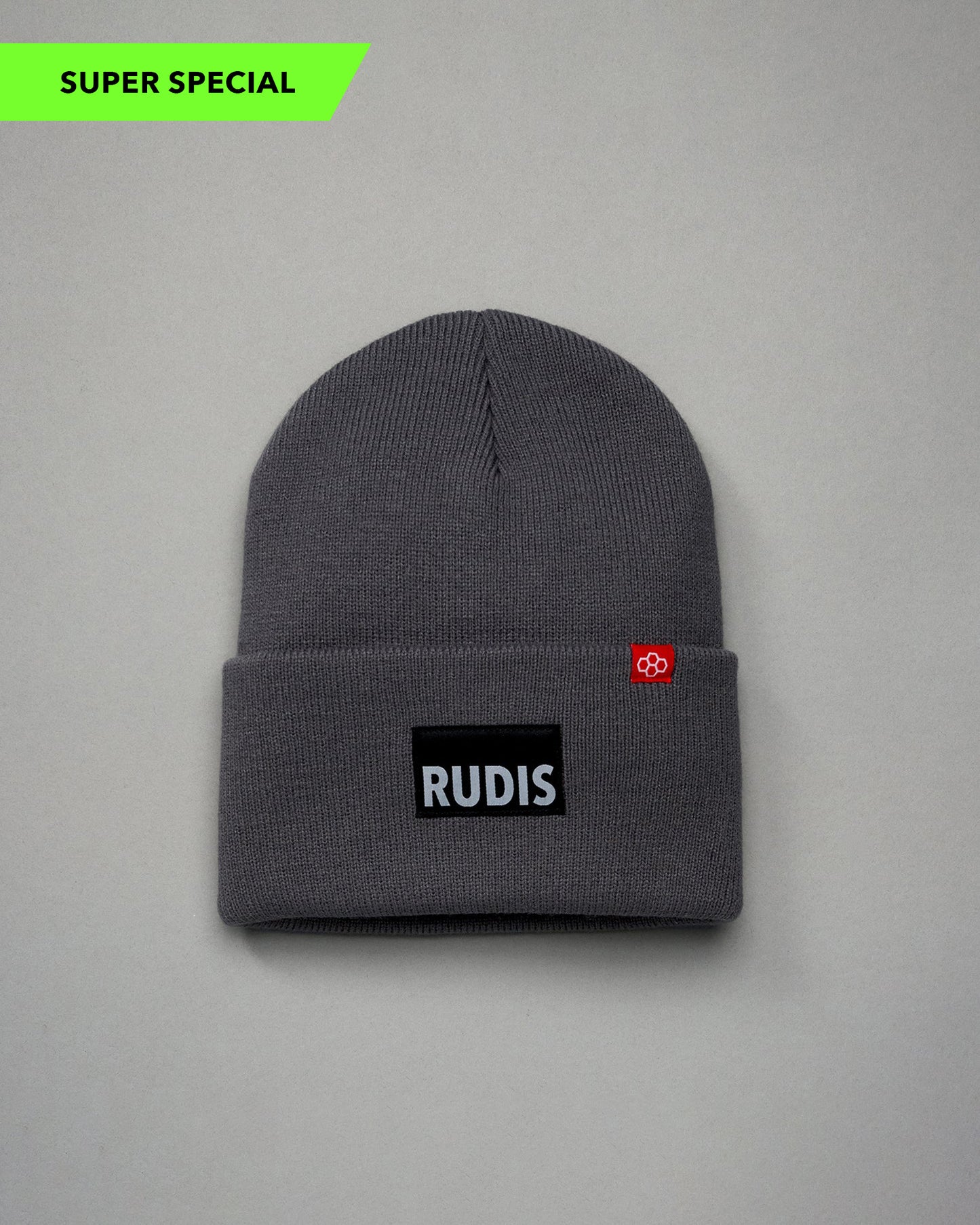 RUDIS Wordmark Foldover Beanie