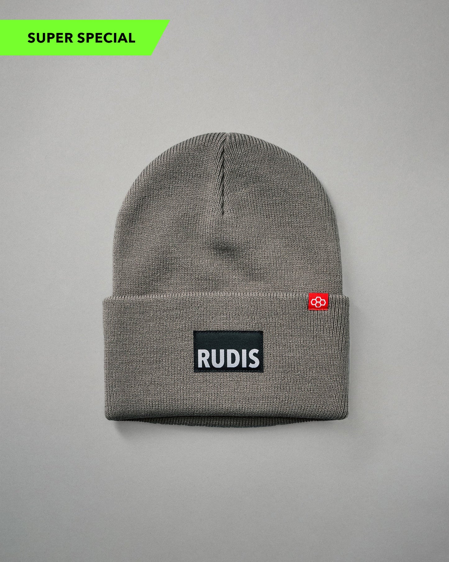 RUDIS Wordmark Foldover Beanie