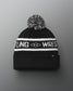 RUDIS Two Tone Pom Beanie - Black/White