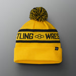 RUDIS Two Tone Pom Beanie - Yellow/Black