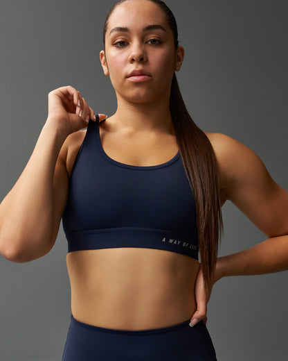 RUDIS Essential Sports Bra - Navy