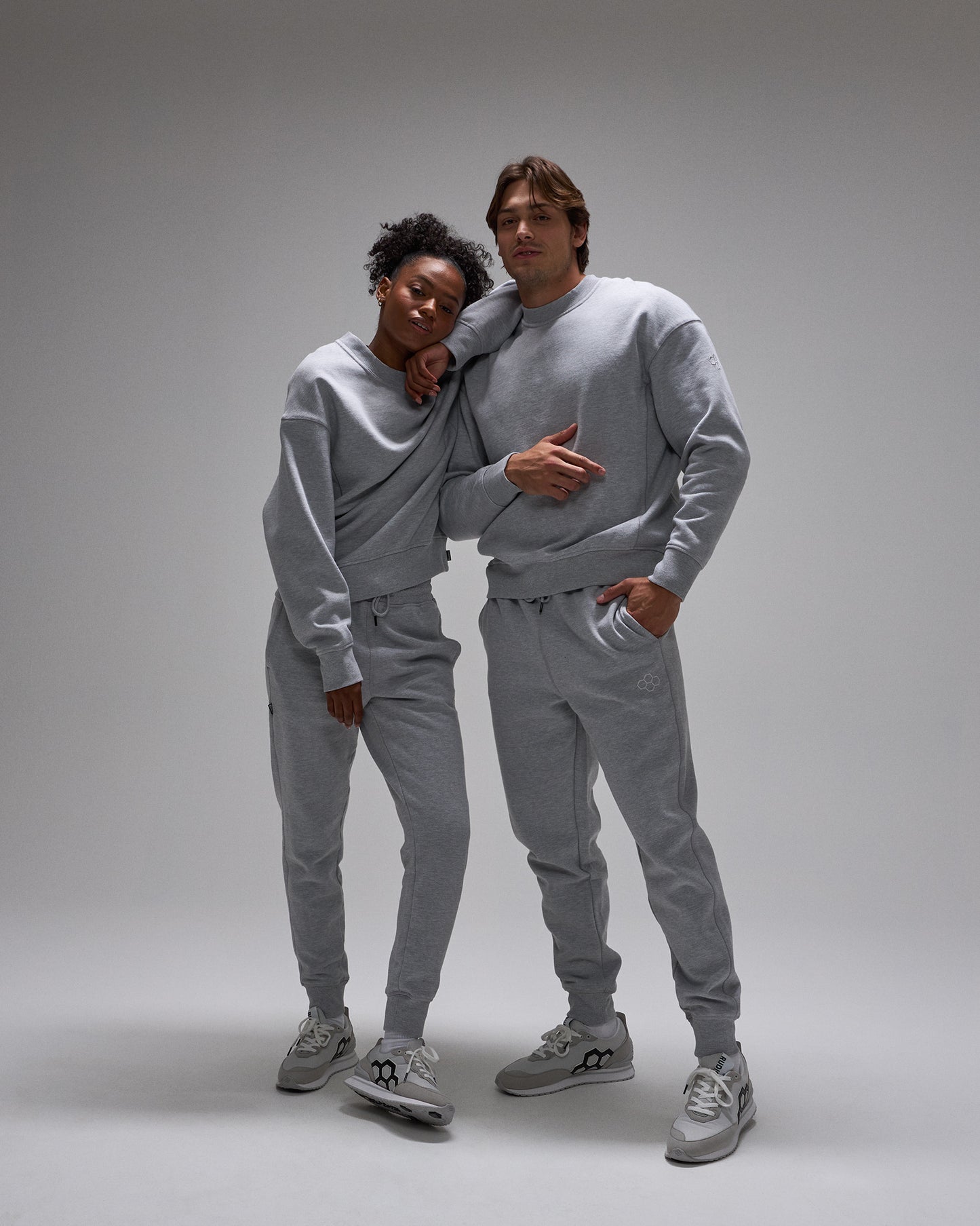 RUDIS Titan Heavyweight Fleece Crewneck - Athletic Gray