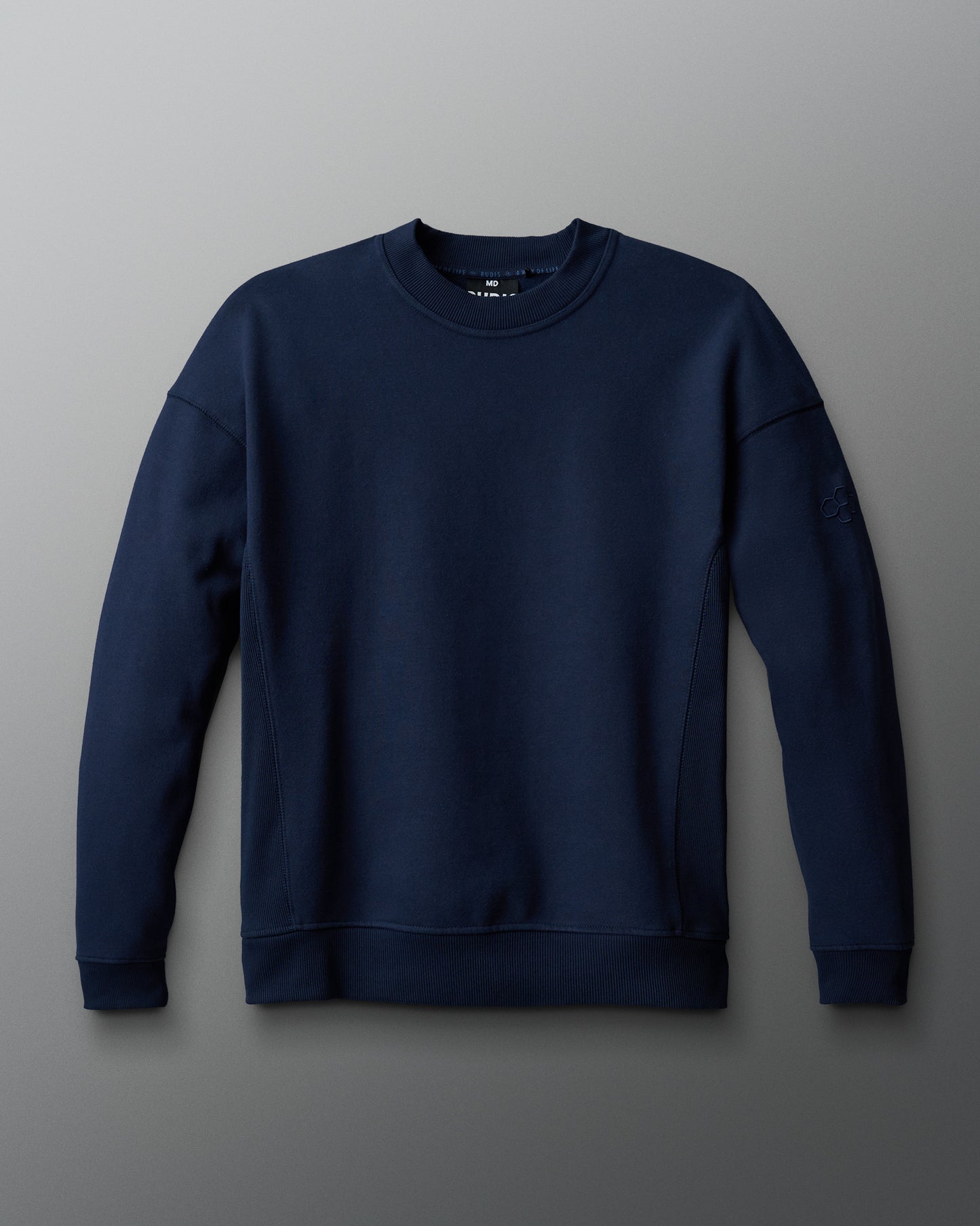 RUDIS Titan Heavyweight Fleece Youth Crewneck - Navy