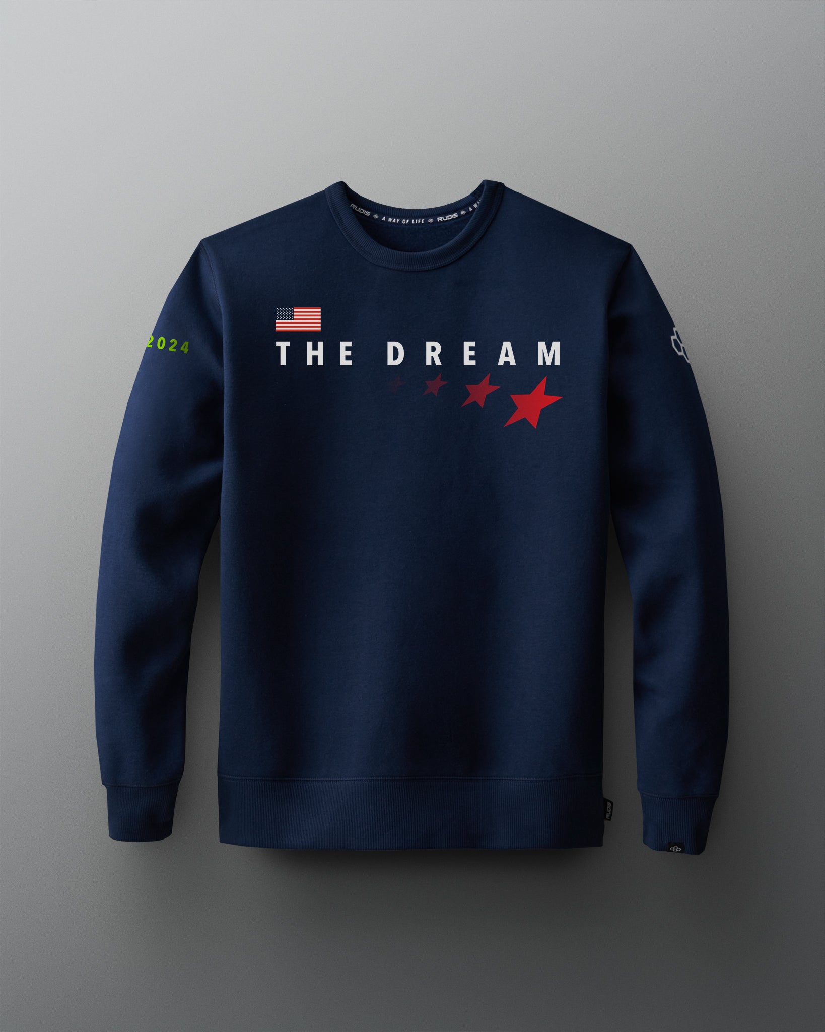 トップス SMOOTHY X WDS CREW NECK SWEAT SHIRT Men's RUDIS Crewnecks Collection - Comfort Meets Performance