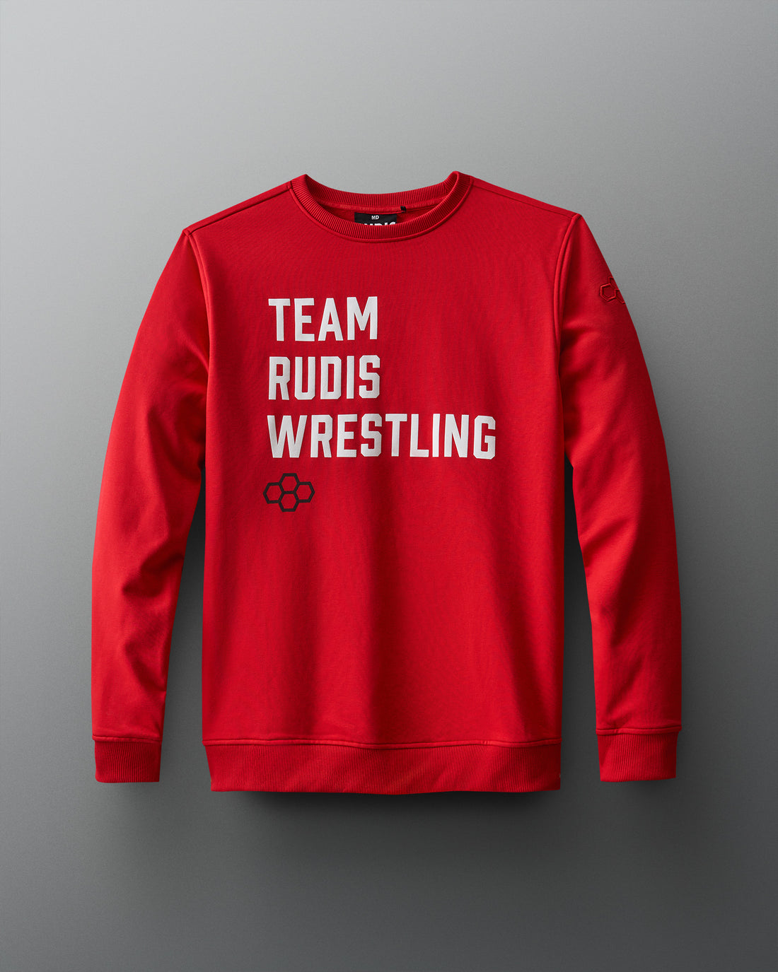 Team RUDIS Wrestling Stacked Crewneck - Command Your Presence | RUDIS