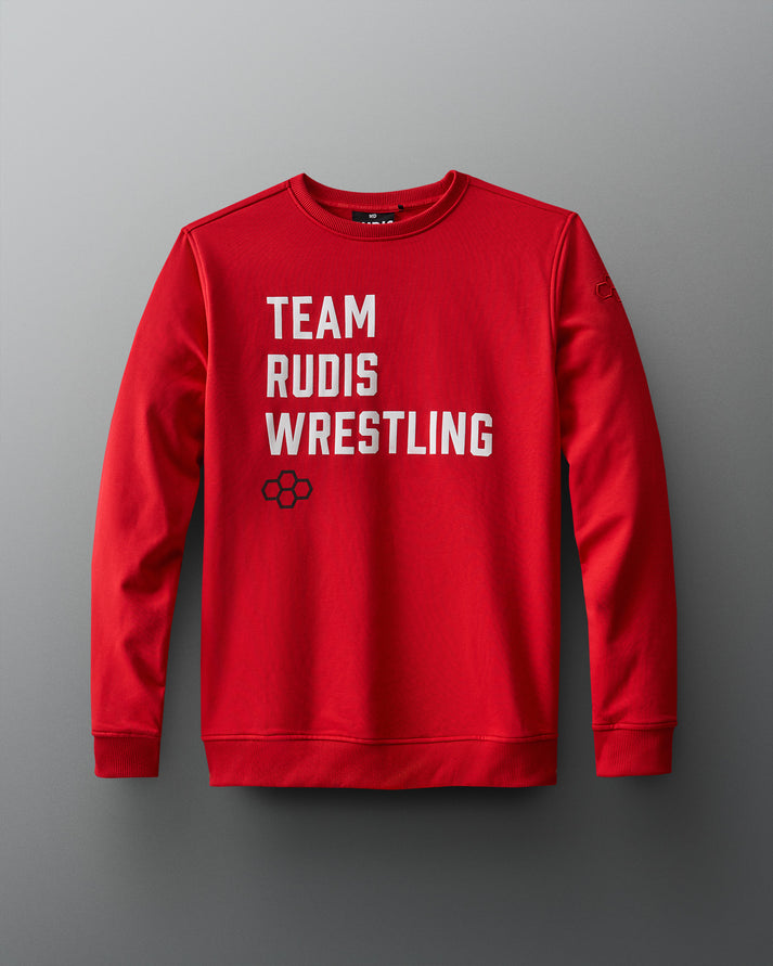 Team RUDIS Wrestling Stacked Crewneck - Command Your Presence | RUDIS