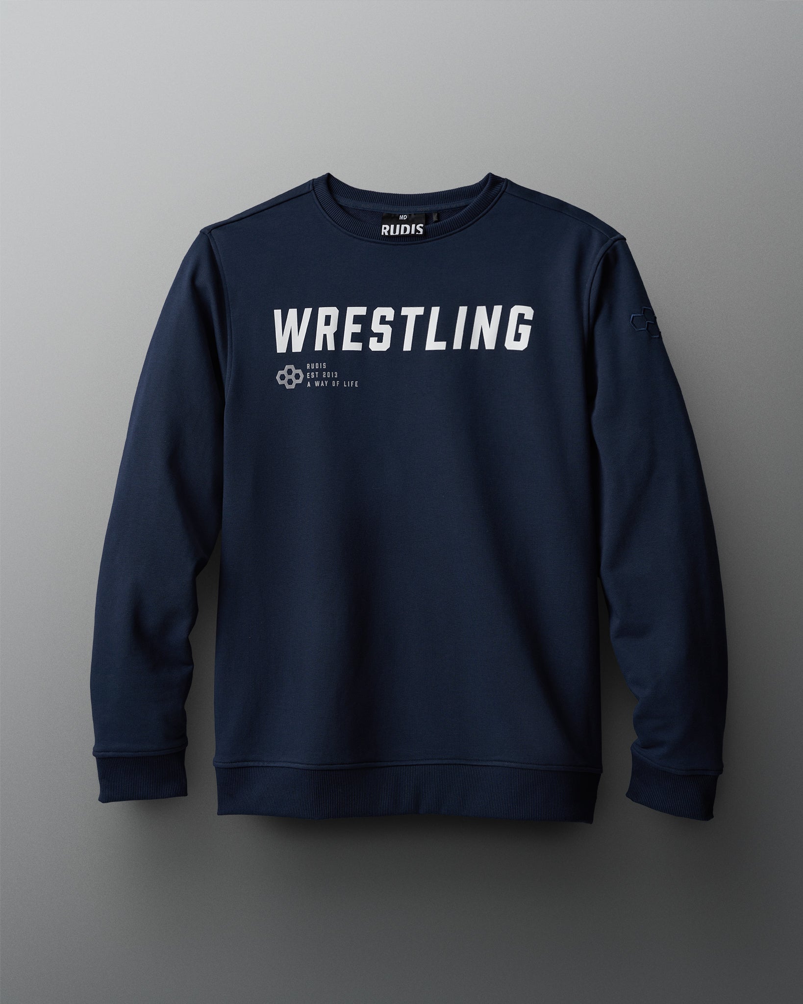 RUDIS Wrestling Slanted Elite Terry Crewneck - Embrace Your Inner