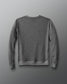 Gray sweatshirt on a gray background