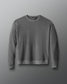 Gray sweatshirt on a gray background