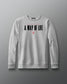 Gray sweatshirt with 'A Way of Life Wrestling' text on a gray background