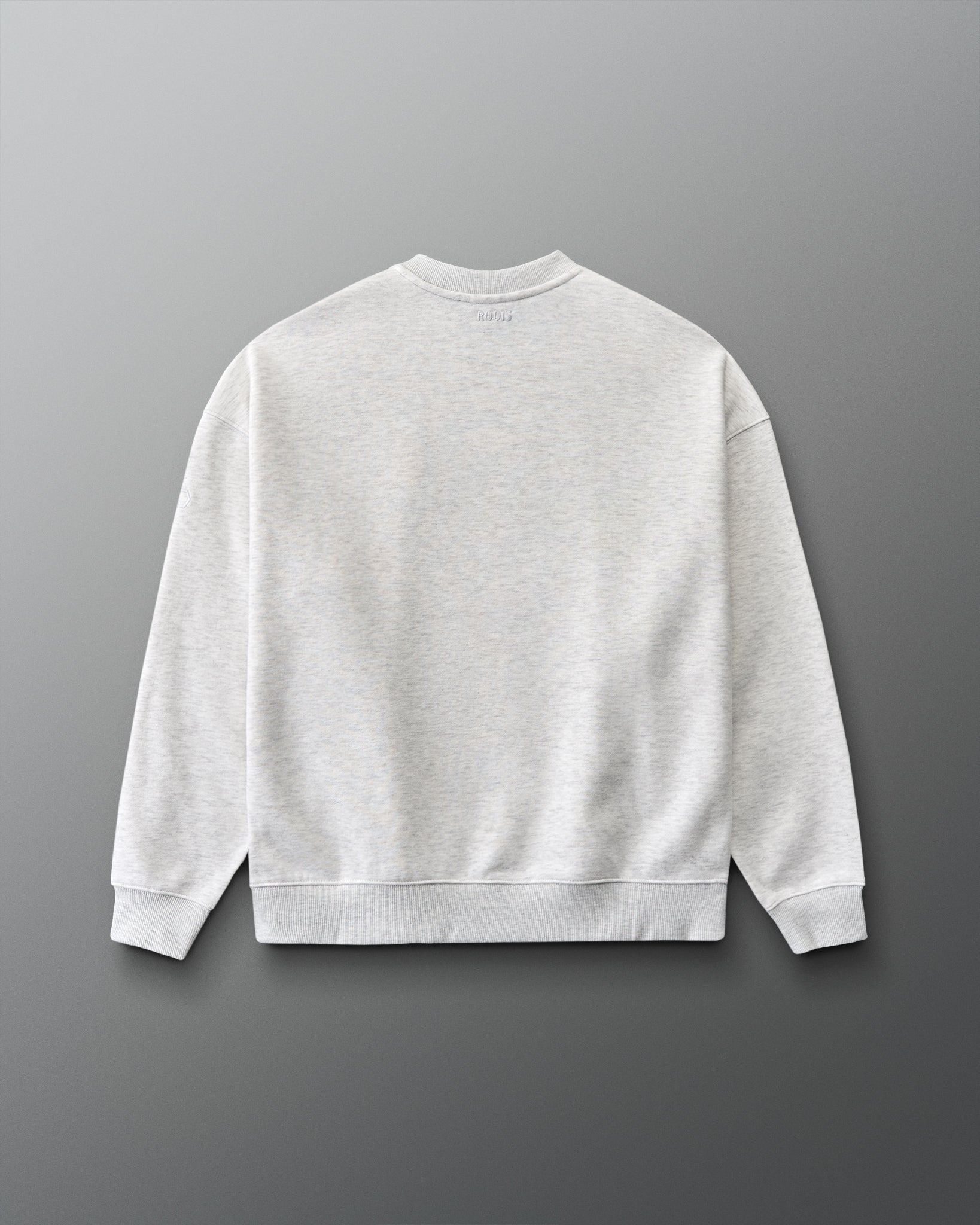 Gray sweatshirt on a gray background