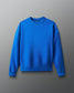 Blue sweatshirt on a gray background