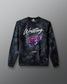 Tie-dye sweatshirt with 'Wrestling' text and colorful design on a gray background