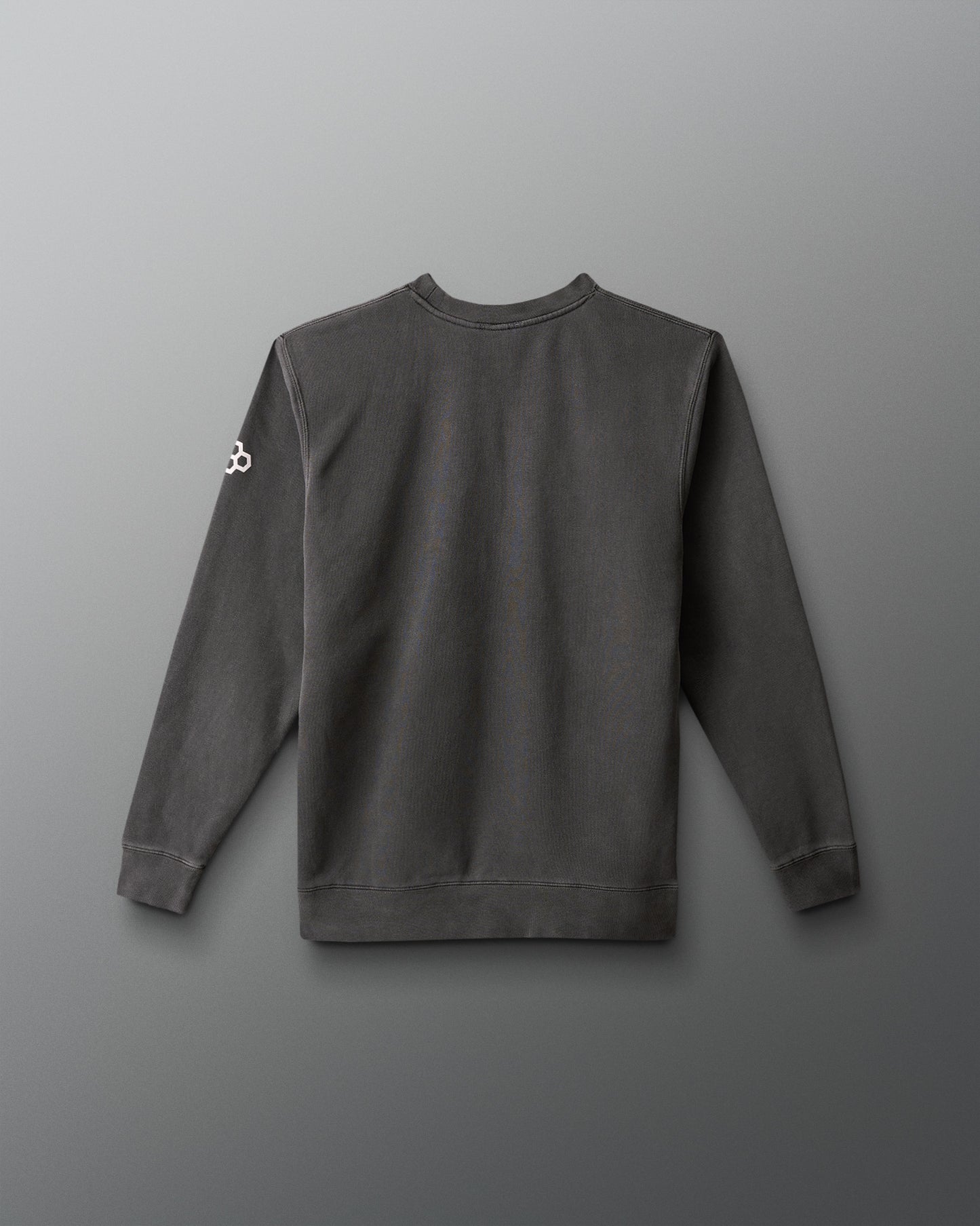 Gray sweatshirt on a gray background