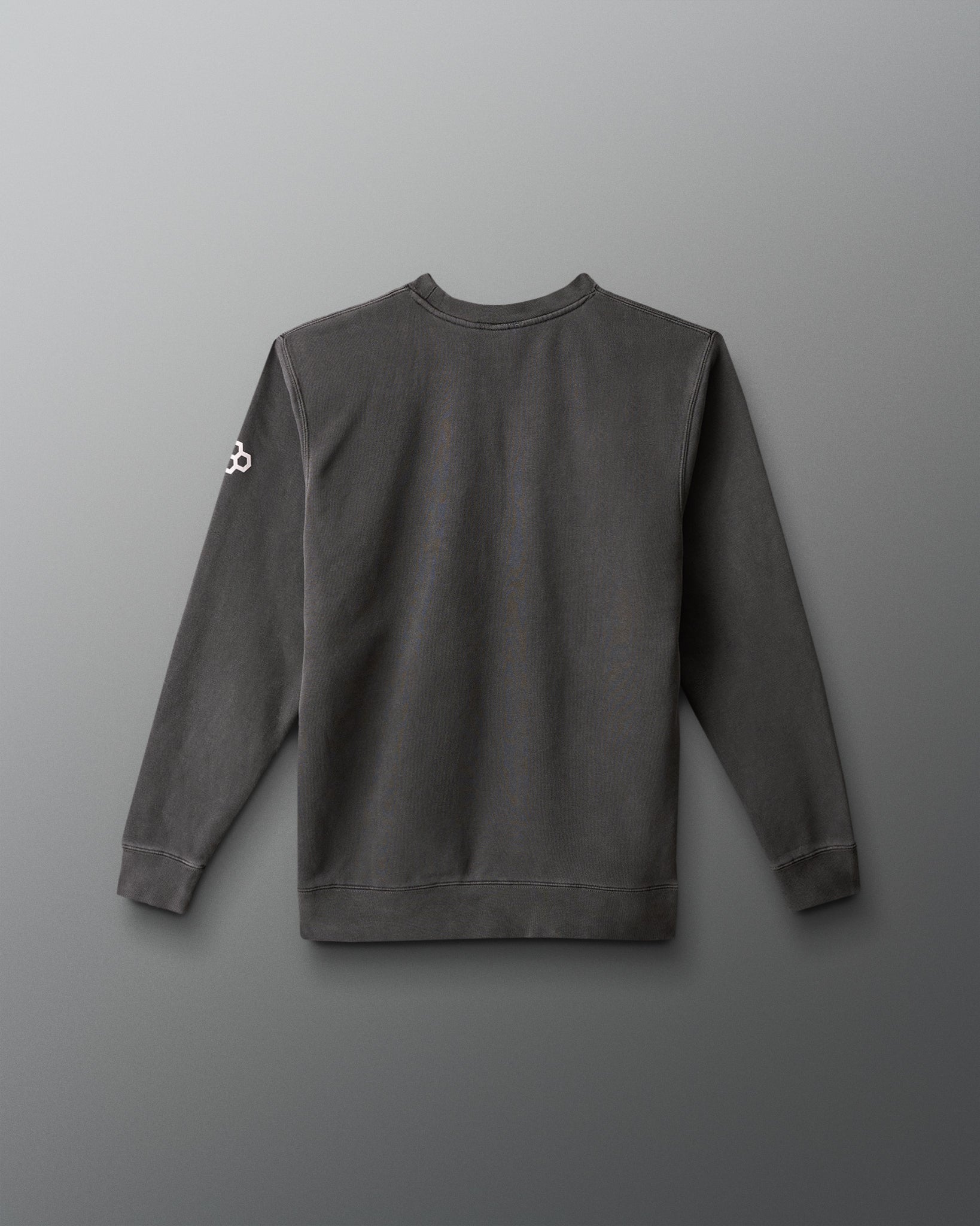Gray sweatshirt on a gray background