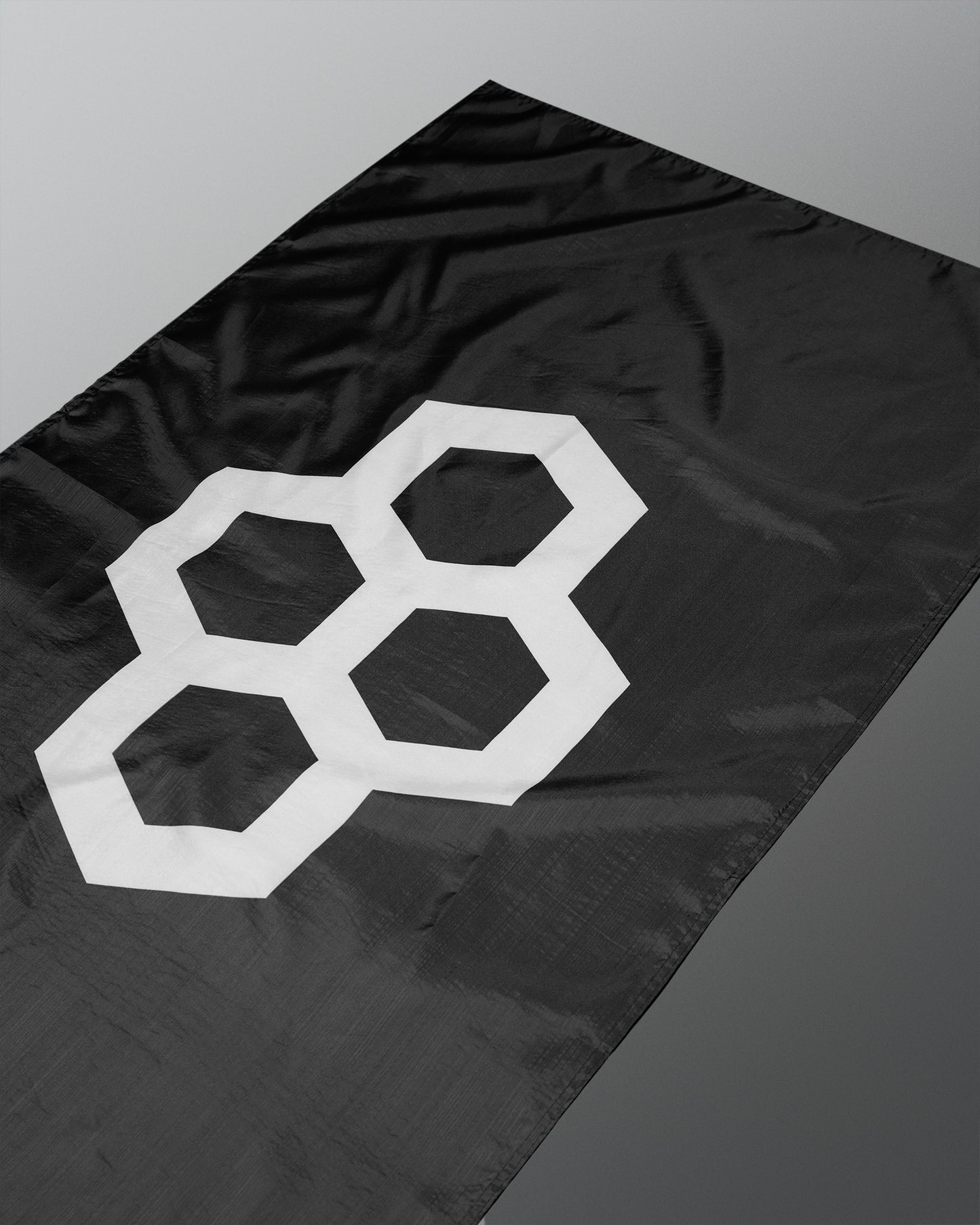 RUDIS Logo Flag - Black