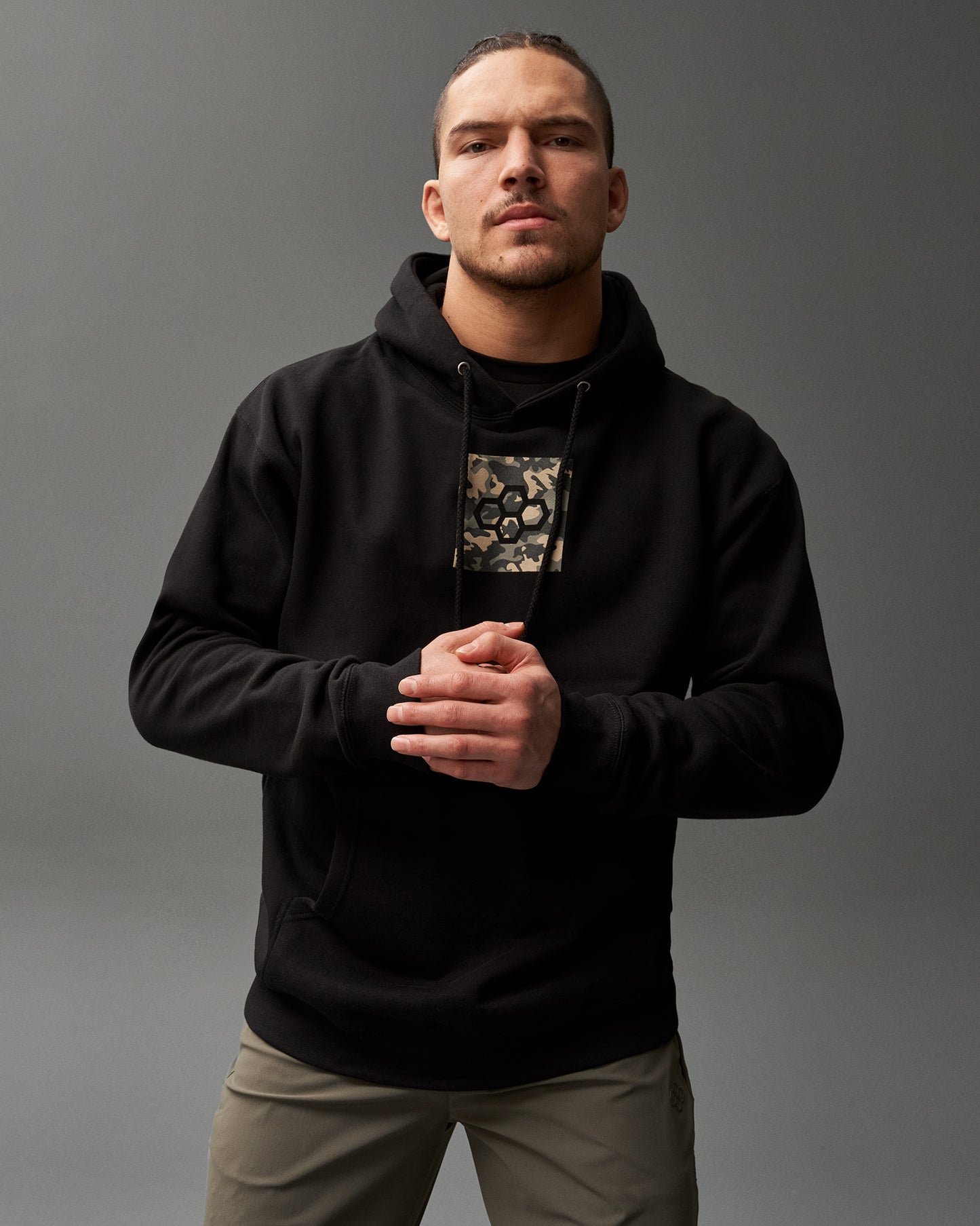 Sweat à capuche RUDIS Quadhex Stealth