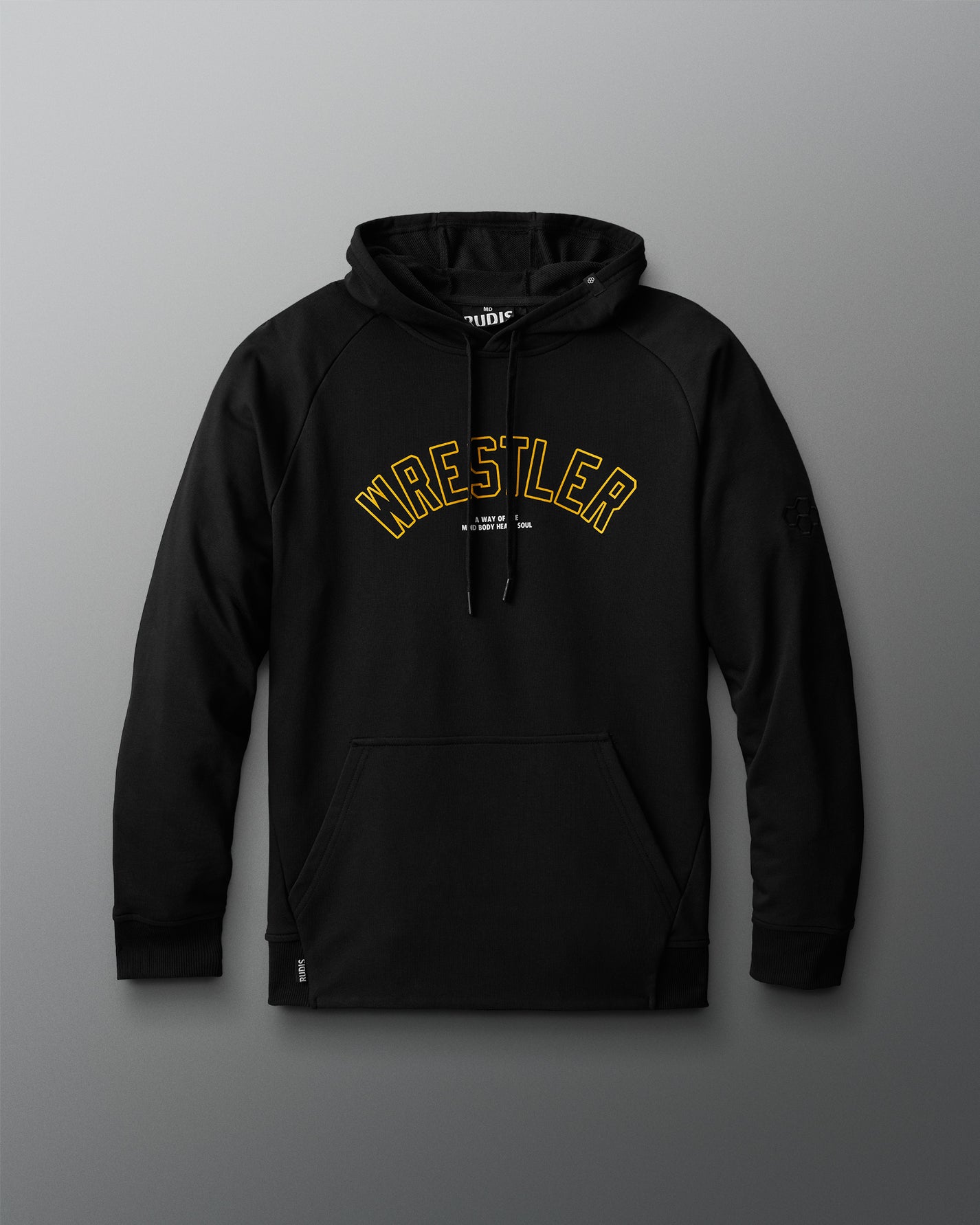 RUDIS Wrestler Arched Elite Terry Hoodie - Fight for Greatness | RUDIS