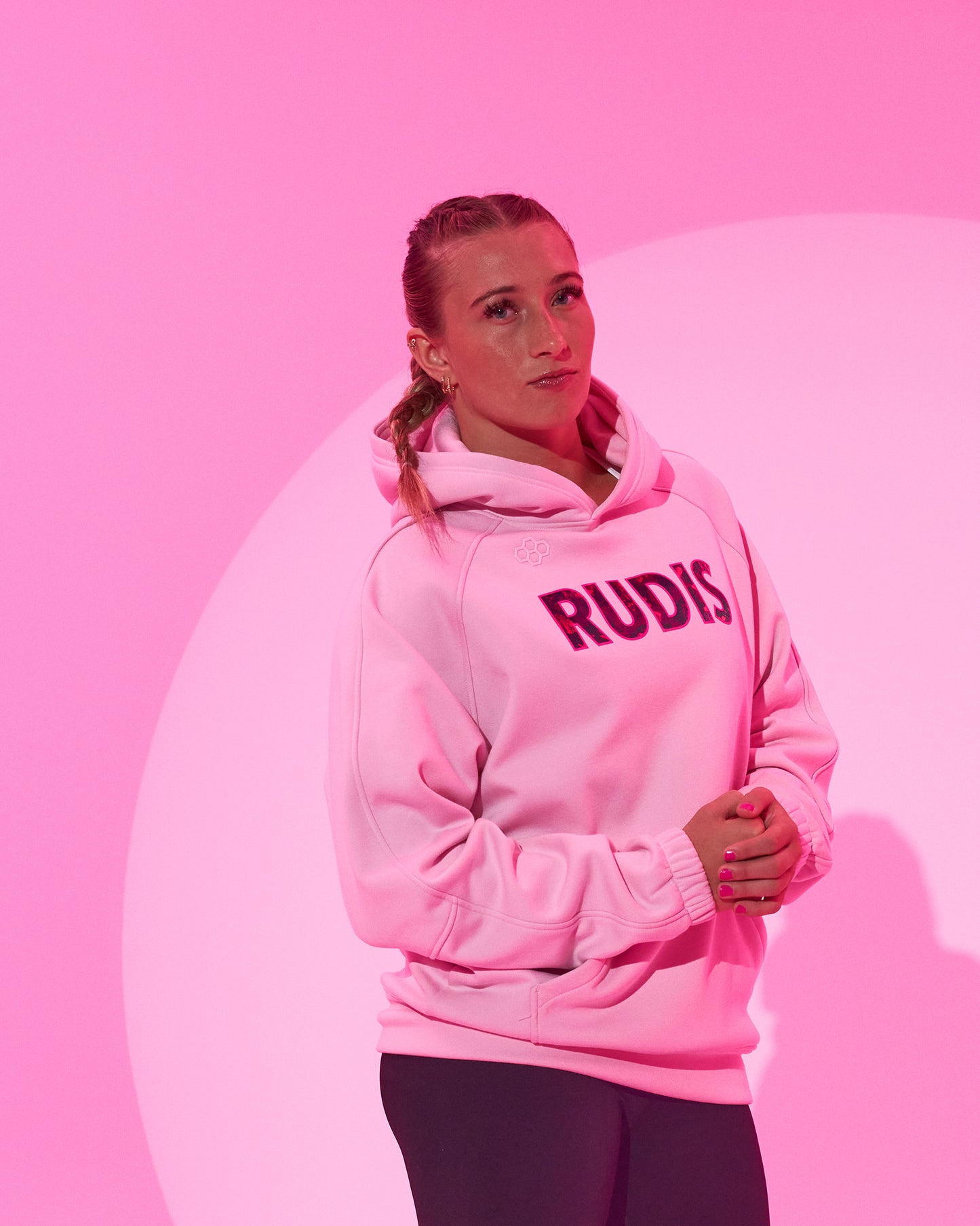 Pink Power Tech Fleece Hoodie
