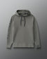 Front view of the RUDIS Wrestling COOL-FEEL Hoodie in dark olive with black drawcords, RUDIS chest logo, COOL-FEEL detail, and bold WRESTLING sleeve graphic.