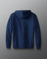 Blue hoodie on a gray background