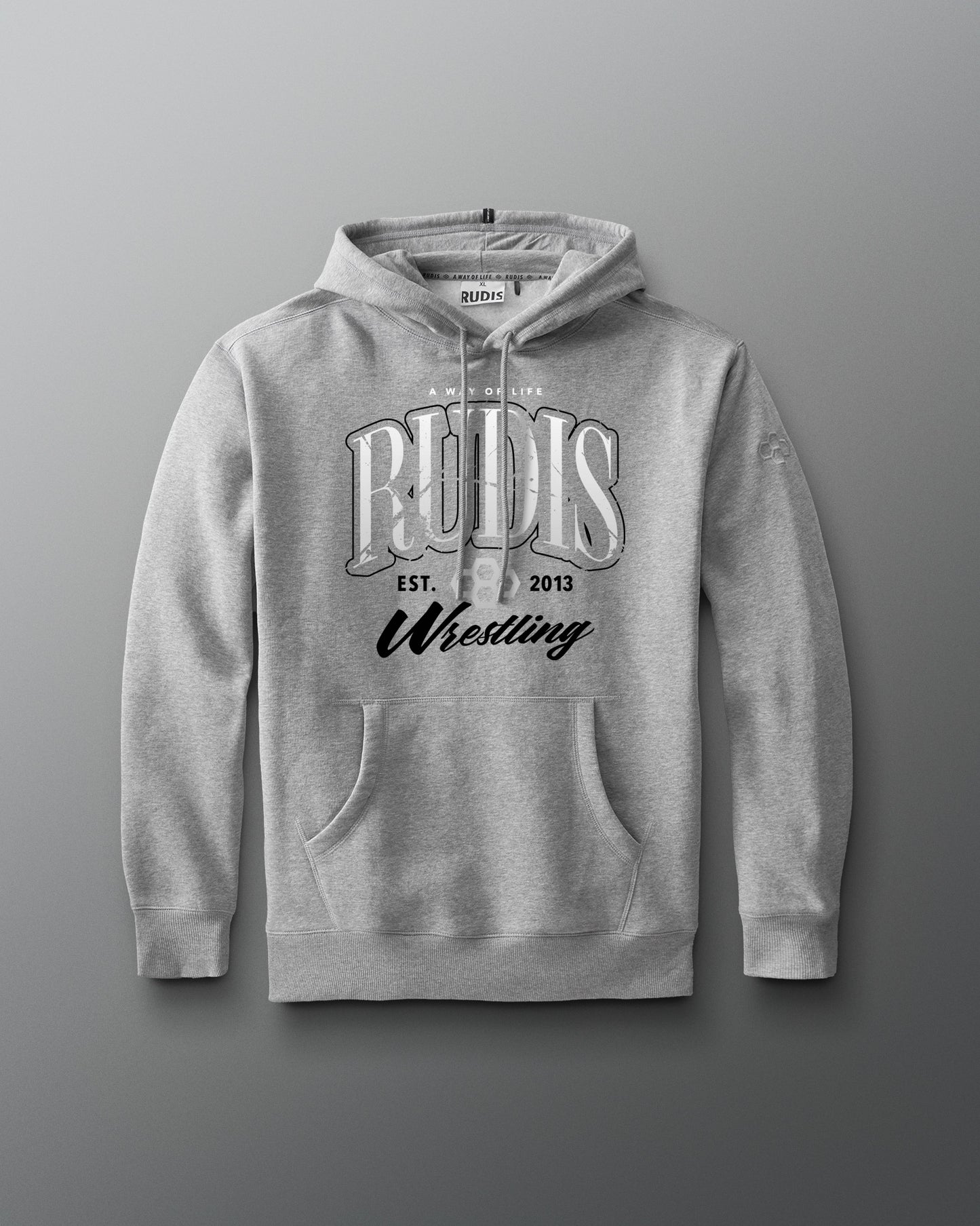 Sweat à capuche polaire confortable de lutte RUDIS