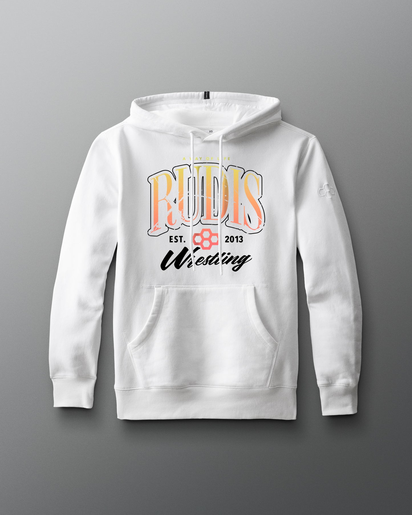 Sweat à capuche polaire confortable de lutte RUDIS