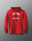 Red hoodie with 'Team Rudis Wrestling' text on a gray background