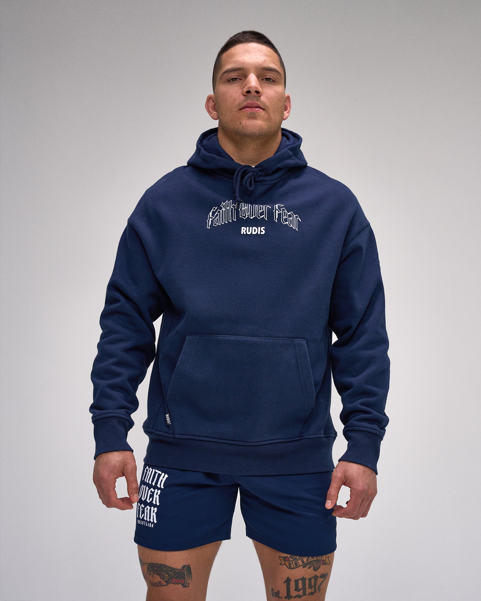Grapple Fear Titan Heavyweight Hoodie | RUDIS