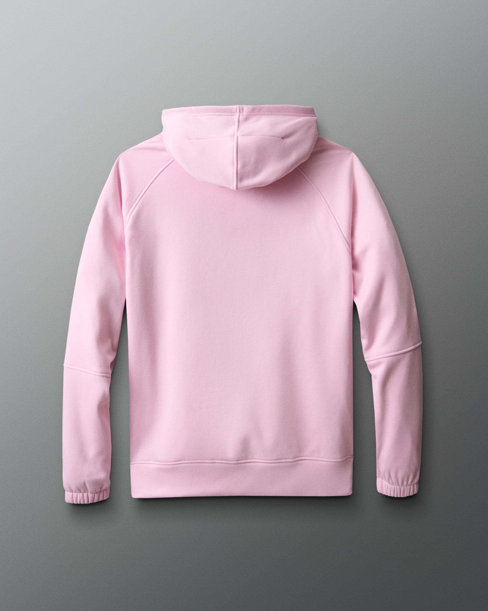 Pink hoodie on a gray background