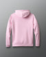 Pink hoodie on a gray background