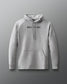 Gray hoodie with 'Wrestling' text on a gray background