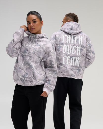Faith Over Fear Relaxed Comfort Fleece Hoodie