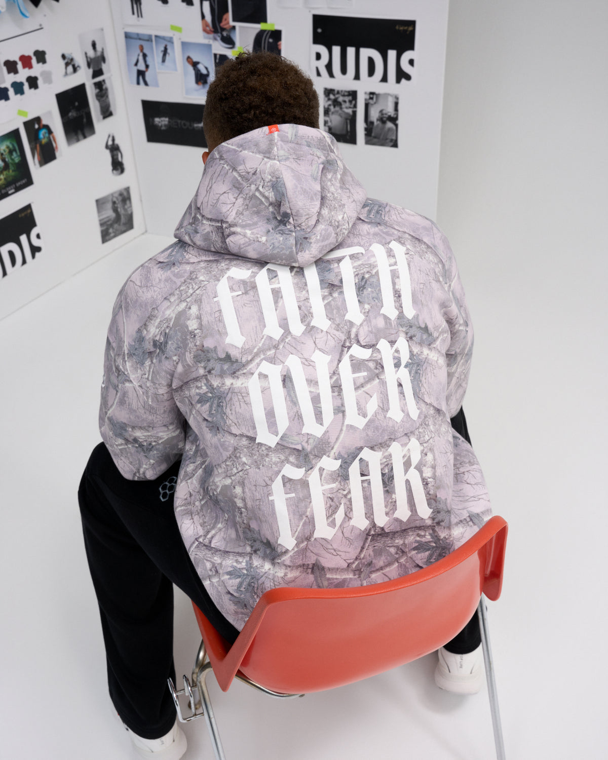 Faith Over Fear Relaxed Comfort Fleece Hoodie