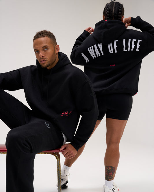 RUDIS All In Relaxed Comfort Fleece Hoodie